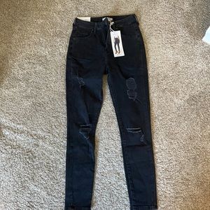 Black forever 21 skinny jeans